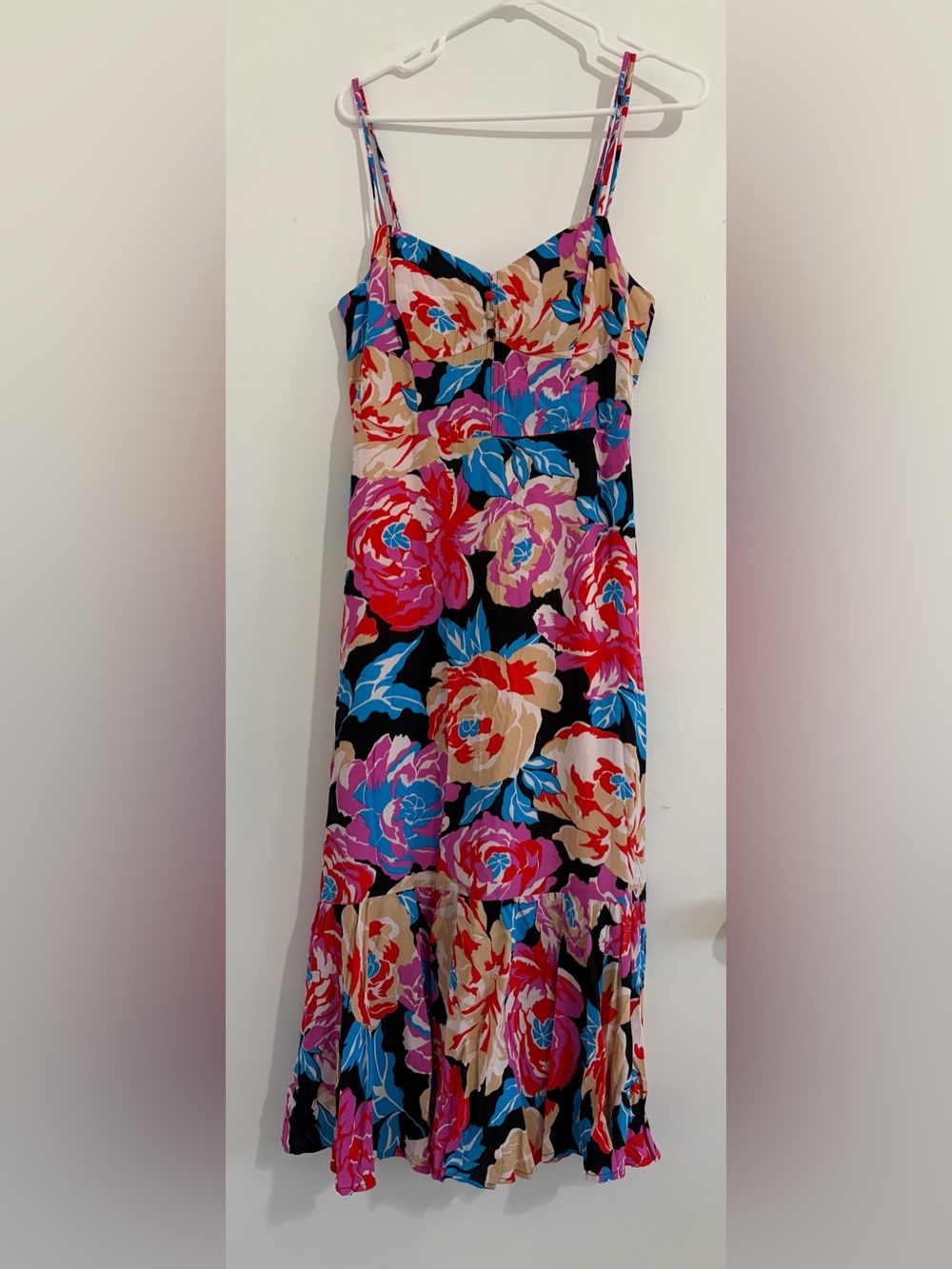 NWT Anthropologie Tina Flounced Midi Dress